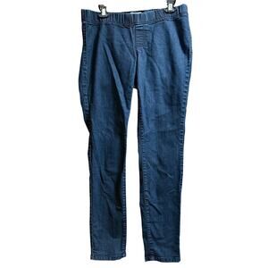 Y2K Bongo Elastic Waist Dark Blue Denim Jeans - Size XL